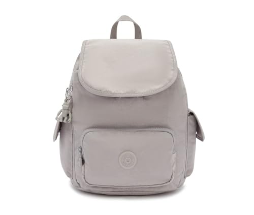 Kipling Women's City Pack S Backpacks, Grey Grey, 27x33.5x19 Centimeters (B x H x T) - color: Grey Grey, size: 27x33.5x19 centimeters (B x H x T)