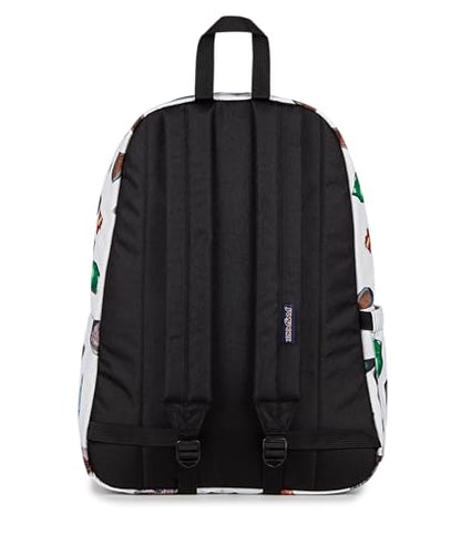 JanSport SuperBreak Plus Backpack with Padded 15-inch Laptop Sleeve and Integrated Bottle Pocket - Spacious and Durable Daypack for Work and Travel - Collected Collage - color: Collected Collage