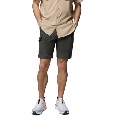 Columbia Men's Silver Ridge Convertible Pants - color: Gravel, size: 32W x 36L