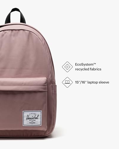 Herschel Classic Backpack, Ash Rose, Mod XL-25L - color: Ash Rose, size: Mod XL - 25L
