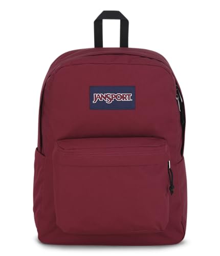 JanSport Superbreak Backpack - Durable, Lightweight Premium Backpack, Russet Red - color: Russet Red