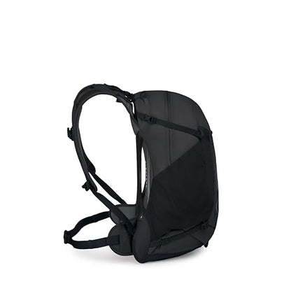 Osprey Hikelite 26L Durable Hiking Backpack - Travel Daypack with Rain Cover for Men and Women, Raven Black - color: Raven Black, style: 26l