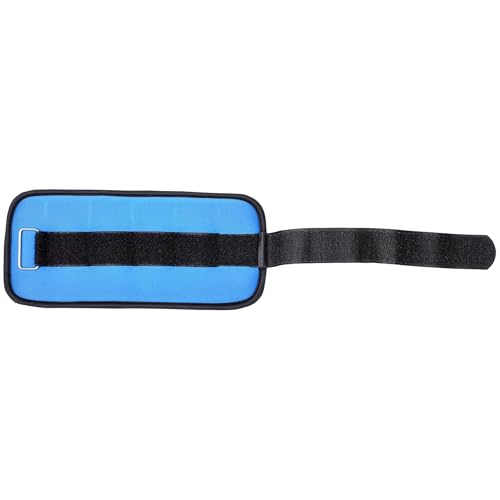 Fitvids Fully Adjustable Ankle Wrist Arm Leg Weights, 1-20LBS, Multiple Options - style: 2 lbs each (4-lb pair), Blue