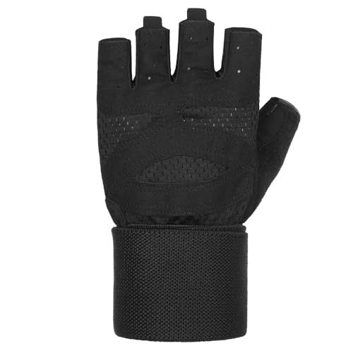 Spartan Gym Gloves for Men & Women – Weight Lifting Gloves with Wrist Support, Full Palm Protection, Breathable Non-Slip Grip for Weightlifting, Workout, Training, Fitness, Crossfit, Exercise - size: Medium