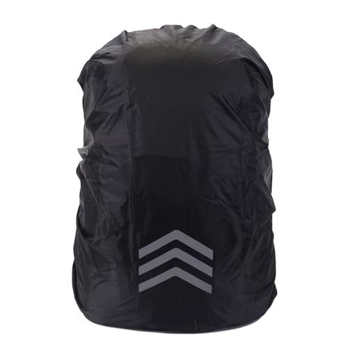 Water Proof Backpack Rain Cover with Reflective Strap Lightweight Oxford Cloth Rucksack Protector for Cycling, Hiking, Mountaineering - size: Strap-L