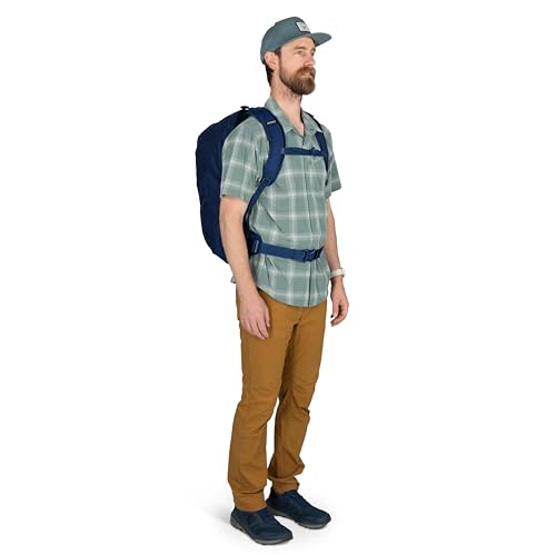 Osprey Farpoint 40L Men's Travel Backpack - Carry On Bag with Laptop Sleeve and Toiletry Pocket, Sawdust - color: Sawdust, style: 40l