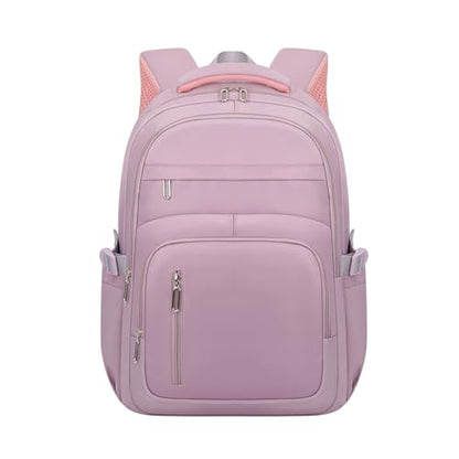 KBTYE Cute School Backpack for Women Men Casual Travel Laptop Backpack Aesthetic Lightweight College Bookbags for Kids(Purple) - color: Purple