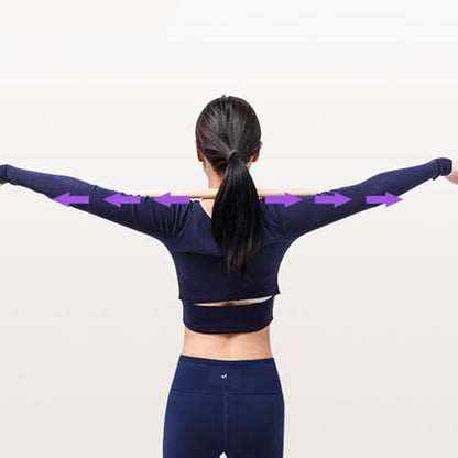 Wood Training Stick Correct Postures Exercise Postures Corrector Open Shoulder Back Straightener Open Shoulder