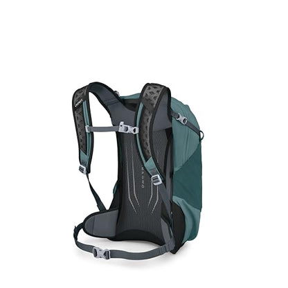 Osprey Hikelite 18L Durable Hiking Backpack - Travel Daypack with Rain Cover for Men and Women, Cascade Blue - color: Cascade Blue, style: 18l