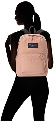 JanSport Superbreak Backpack - Durable, Lightweight Premium Backpack, Misty Rose - color: Misty Rose