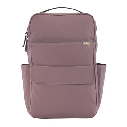 RED ROVR Roo Lightweight 1 LB Diaper Bag Backpack | 11 organizational pockets| Durable & Water-Resistant (Mauve) - color: Mauve