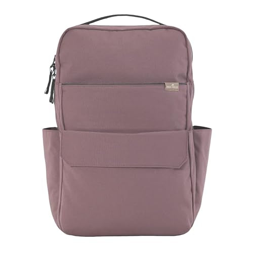 RED ROVR Roo Lightweight 1 LB Diaper Bag Backpack | 11 organizational pockets| Durable & Water-Resistant (Mauve) - color: Mauve