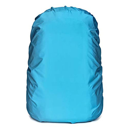 Waterproof Backpack Rain Cover with Anti Slip Buckle Strap for Camping, Hiking, Traveling, Hunting, Biking, 15-80L - color: Azure, size: 15 - 25L