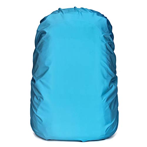 Waterproof Backpack Rain Cover with Anti Slip Buckle Strap for Camping, Hiking, Traveling, Hunting, Biking, 15-80L - color: Azure, size: 30L - 40L