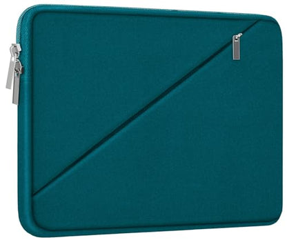Laptop Sleeve 15.6 inch, Traveling Carrying Computer Bag with Zippered Pocket, Shockproof Protective Laptop Case Compatible for Apple Notebook, HP, Dell, Acer, Asus, Lenovo, Cyan - color: Cyan, size: 15.6 inch