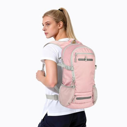 20L Hydration Backpack with 3L Water Bladder Water Backpack for Hiking Hydration Pack Insulated Daypack for Commuting Black - color: Pink