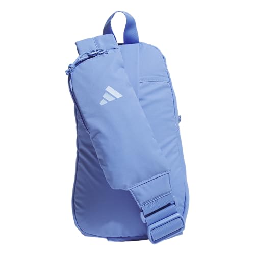 adidas Essentials 3 Crossbody – Sling Bag with Phone Pocket - color: Blue Fusion/Glow Blue