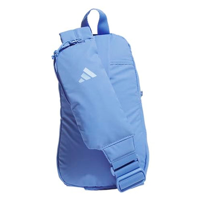 adidas Essentials 3 Crossbody – Sling Bag with Phone Pocket - color: Blue Fusion/Glow Blue