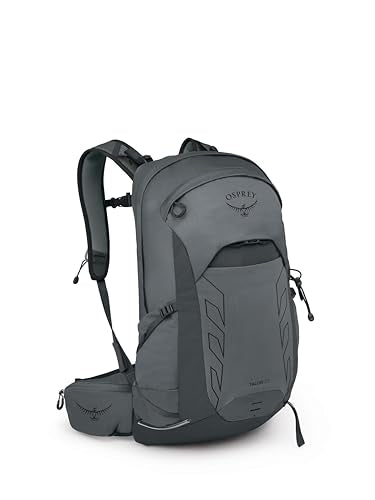 Osprey Talon 22L Men's Lightweight Hiking Backpack - Small Daypack for Travel & Camping, Phantom Grey/Dark Charcoal - color: Phantom Grey/Dark Charcoal, size: 22L - Standard Fit