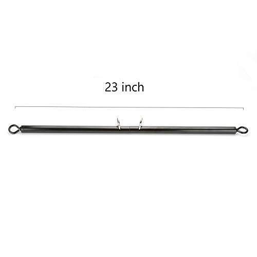 2026 Upgraded Heavy Duty Expandable Spreader Bar – Adjustable PU Straps for Pilates, Yoga - style: Black+BlackStar