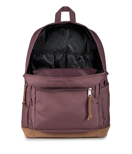 JanSport Right Pack Backpack - Durable Daypack with Padded 15" Laptop Sleeve, Spacious Main Compartment & Integrated Water Bottle Pocket - Mahogany Haze - color: Mahogany Haze