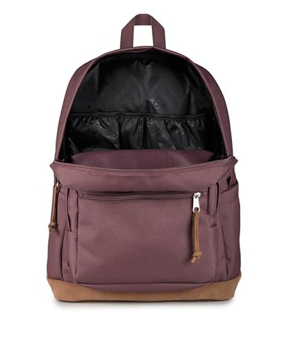 JanSport Right Pack Backpack - Durable Daypack with Padded 15" Laptop Sleeve, Spacious Main Compartment & Integrated Water Bottle Pocket - Mahogany Haze - color: Mahogany Haze