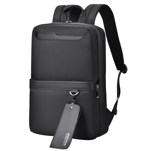 Travel Laptop Backpack for Men Business Backpack Expandable Fits 15.6-inch Laptop Waterproof Durable Computer Backpack for Business Travel Work Office College Daily Use