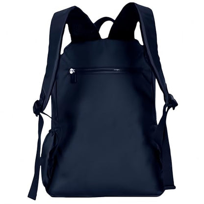 25L Classic Backpack, Polyester, Water Resistant, Multiple Front Zippered Pockets, Padded Back, Adjustable Straps (Blue)