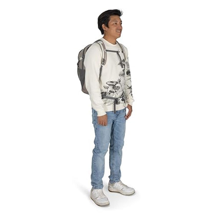 Osprey Daylite Plus Commuter Backpack - Everyday Pack with Laptop Sleeve, Bottle Pockets, and Extra Storage, Mystery White/Multi - color: Mystery White Multi
