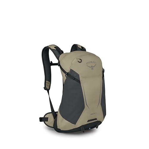 Osprey Hikelite 18L Durable Hiking Backpack - Travel Daypack with Rain Cover for Men and Women, Olive Tan - color: Olive Tan, style: 18l