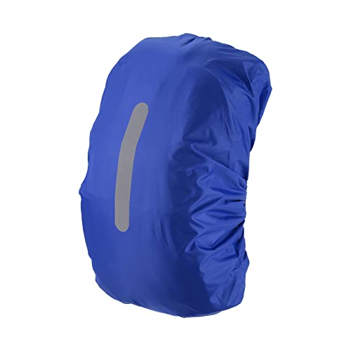 PATIKIL Waterproof Backpack Rain Cover, Non-Slip Backpack Cover with Vertical Reflective Strap Stay Dry for Hiking, Camping, Hunting - color: Navy Blue, size: Small