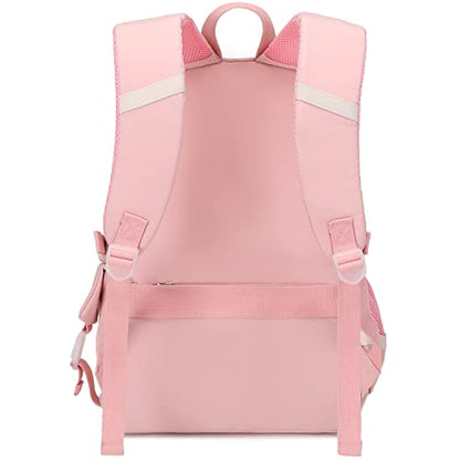 Classic Diamond School Backpack for Girls Laptop Backpack Cute Bookbag Kawaii College Backpack School Backpacks for Teens Girls Student (Pink) - color: Pink