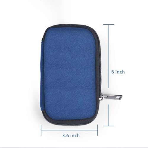 Flash Drive Case JBOS USB Holder Storage Bag,Thumb Drive Caes, Jump Drive Case, USB Organizer - color: Blue-10 Slots
