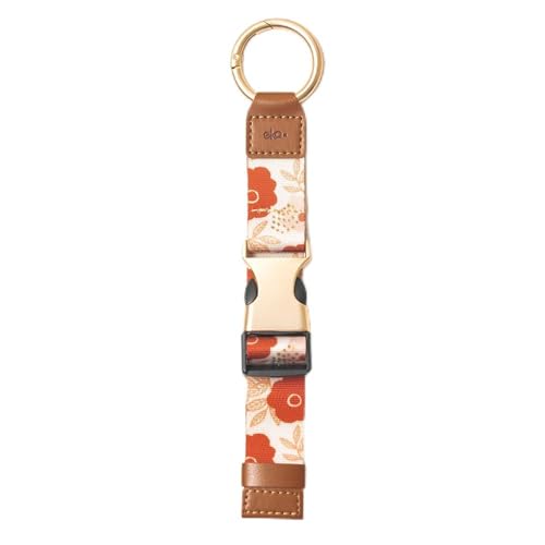 Add-a-Bag Luggage Strap, Adjustable Travel Carry Strap with Ring Hooks & Buckle, Heavy-Duty Bag Holder & Jacket Gripper, Luggage Straps/Luggage Belt, Travel Clip for Carry-On Suitcase & Backpack - color: Scarlet Blossom