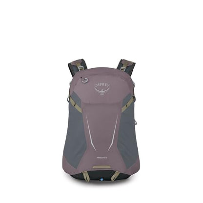 Osprey Hikelite 18L Durable Hiking Backpack - Travel Daypack with Rain Cover for Men and Women, Graphite Purple - color: Graphite Purple, style: 18l