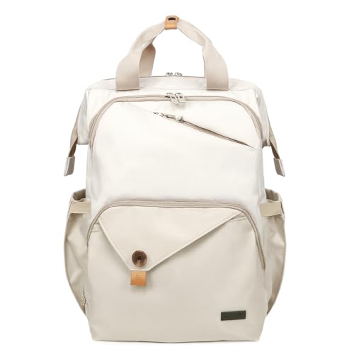 Hap Tim Baby Diaper Bag for Boys Girls, Large Backpack Diaper Bags with Double Compartments, Baby Registry Search Shower Gifts Stuff Newborn Must Haves（7340-KK） - color: Khaki