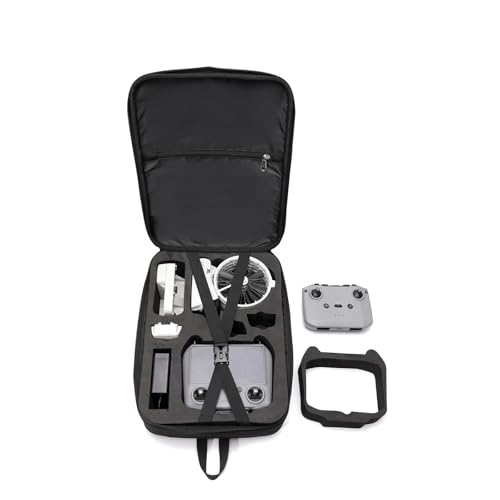 Backpack Case for DJI Flip, Travel Carrying Storage Shoulder Bag EVA Protective Cover Shell can Store Flip Drone Accessories, RC2 or RC-N3 Remote, Charging Hub Batteries Portable Organizer