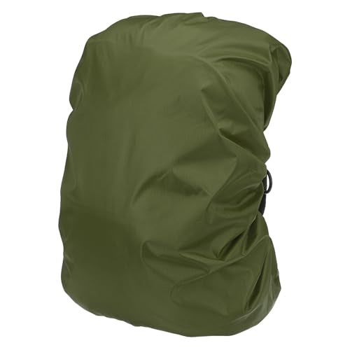 PATIKIL Waterproof Backpack Rain Cover Oxford Cloth Backpack Cover Anti-Slip Cross Buckle Straps for Hiking Camping - color: Dark Green, size: Large