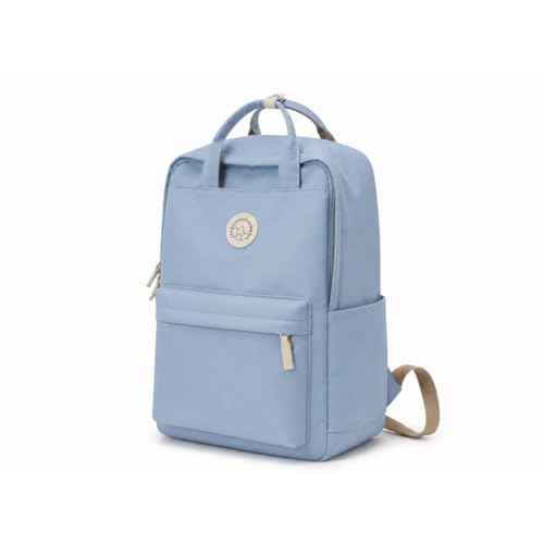 Minimalist Backpack for Women & Men, Lightweight Polyester Laptop Backpack 15 Inch, Casual Travel Daypack (Blue) - color: Blue