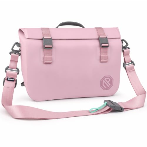 niphean IPX7 Waterproof Fanny Pack with Magnetic One-Hand Closure, Durable Waterproof Dry Bag, for Kayaking, Paddle Boarding, Beach Cruise Essentials, 2.5L Phone Pouch Dry Bags for Men Women - color: Pink, size: 7.5L