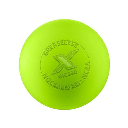PEARL X Greaseless Lacrosse Balls by Guardian Innovations - Official Ball of NCAA Championships - Meets NOCSAE Standards and SEI/NCAA Certified - color: Optic Yellow, size: 3 Pack
