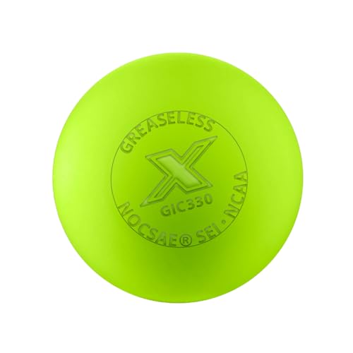 PEARL X Greaseless Lacrosse Balls by Guardian Innovations - Official Ball of NCAA Championships - Meets NOCSAE Standards and SEI/NCAA Certified - color: Optic Yellow, size: 50 Pack