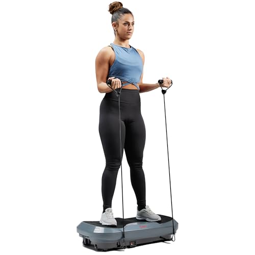 Sunny Health & Fitness Fitboard Vibration Platform Exercise Machine with Multiple Speed Settings and Vibration Modes for Multipurpose Workouts - size: 3D