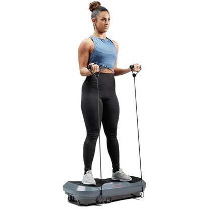 Sunny Health & Fitness Fitboard Vibration Platform Exercise Machine with Multiple Speed Settings and Vibration Modes for Multipurpose Workouts - size: 3D