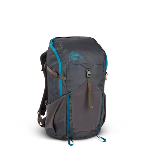Kelty Asher Backpack, Daypack to Multi-Day Backpacking Capacity, Hiking, Lightweight Travel Pack, Internal Frame (35L Beluga) - color: Beluga/Stormy Blue, size: 35L