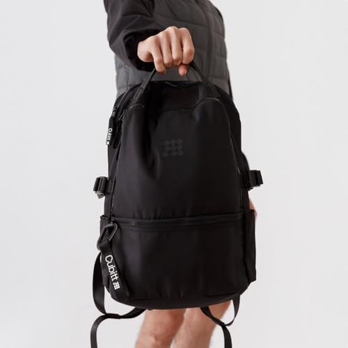 Cubitt Backpack – Lightweight Water-Resistant Laptop Backpack for Work, College & Travel with Organizer, 12kg Capacity – Obsidian Black - color: Obsidian Black