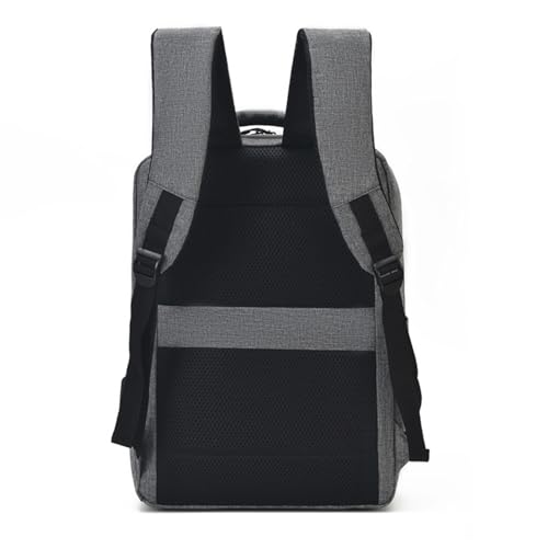 Business Laptop Backpack with USB Port, Minimalist Design, Water Resistant, Black
