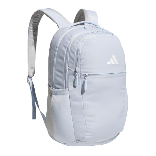 adidas PHNM Backpack for Laptop, School and Travel, 28L - color: Crystal Sky Blue/Off White