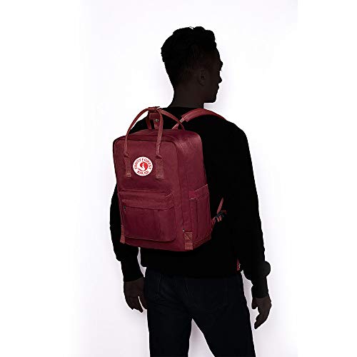 KALIDI Casual Laptop Backpack 15 Inches Classic Camping Rucksack Travel Outdoor Square Daypack College Hiking Gym Bag, Burgundy - color: Burgundy