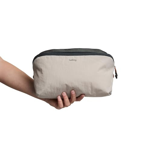 Bellroy Packing Cube 4L (Organizer Packing Pouch with Internal Zip Pocket and Durable, Lightweight Design) - Ash - color: Ash
